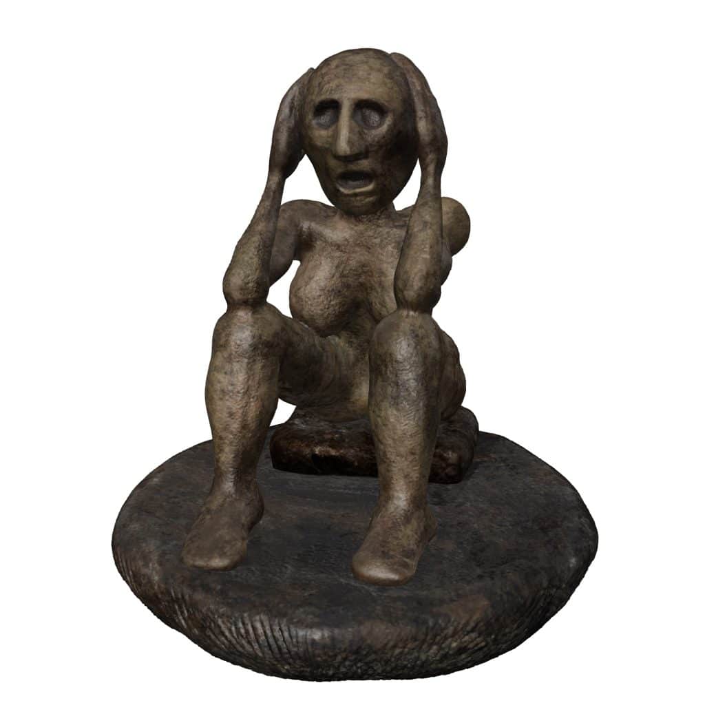 Spong Woman, 2022, by Angie Taylor
